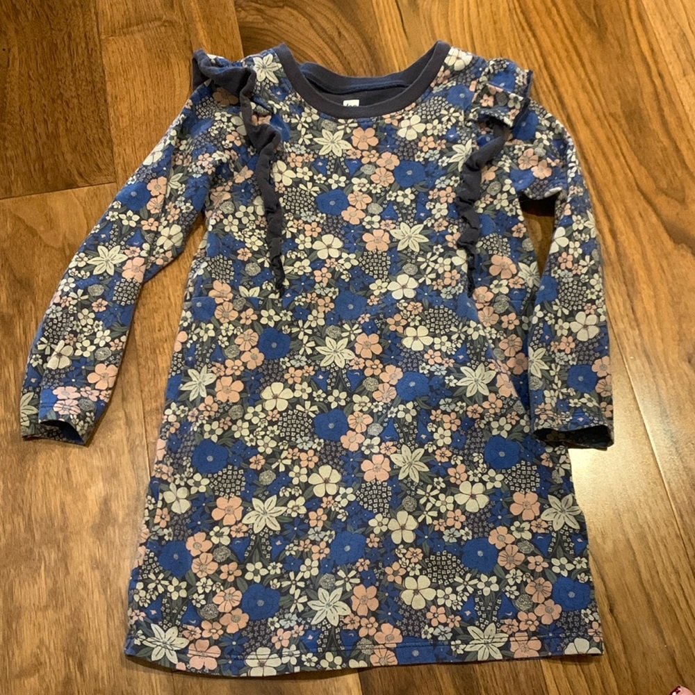 Tea 4 dress ruffle detail